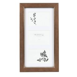 4 x 6 Wood 3 Photo Collage Frame by Hudson 43