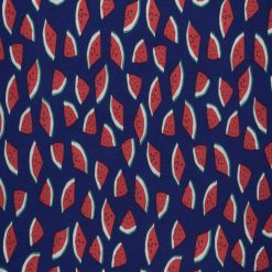 Americana Watermelons on Navy Quilt Cotton Fabric by Quilter s Showcase