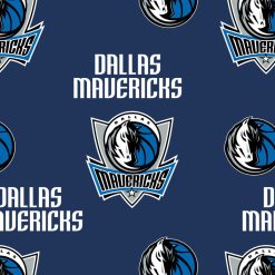 Dallas Mavericks Fleece Fabric Allover