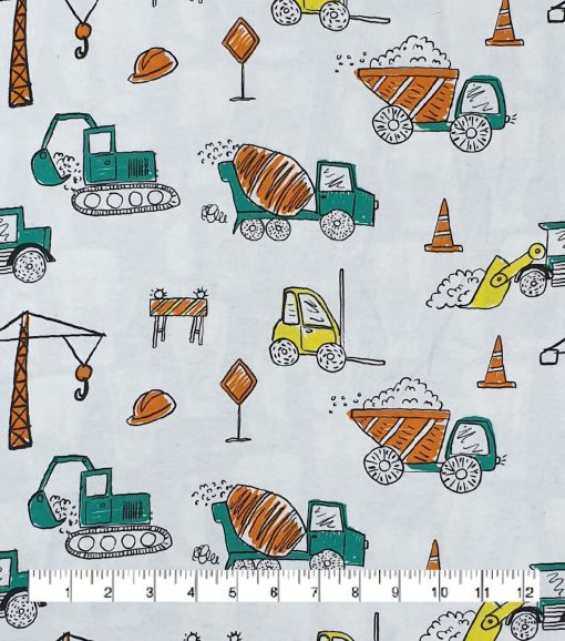Construction Super Snuggle Flannel Fabric - Image 2