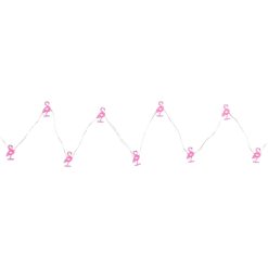 Northlight 10-Count LED Lighted Flamingo Fairy Lights   Warm White