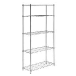Honey Can Do 36 x 72 Heavy Duty 5 Tier Adjustable Shelving Unit 200lbs