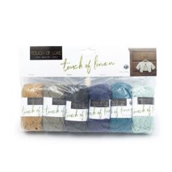Lion Brand Touch Of Linen Wind 39yds Worsted Cotton Yarn 6 Bundle