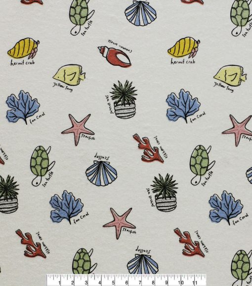 Super Snuggle POP! Shells Flannel Fabric - Image 2