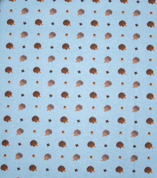 Fall Hedgehogs Super Snuggle Flannel Fabric - Image 2