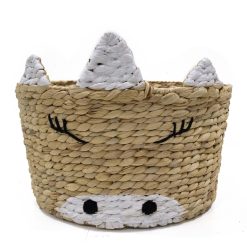 16 Unicorn Water Hyacinth Woven Basket by Place   Time