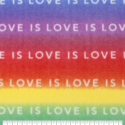 Pride Love is Love Anti Pill Fleece Fabric