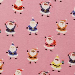Multicolor Santa Super Snuggle Christmas Flannel Fabric