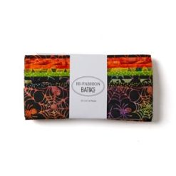 Hi Fashion 10 Halloween Batik Cotton Fabric Square 42pc