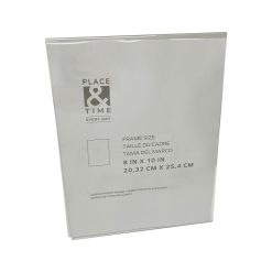 8 x 10 Clear Acrylic L Base Tabletop Picture Frame by Place   Time