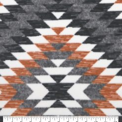 Southwest Diamond Aztec Luxe Fleece Fabric