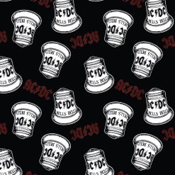 ACDC Cotton Fabric Hells Bells
