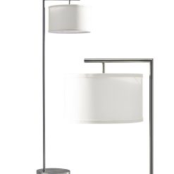 Brightech Montage Modern LED Floor Lamp   Nickel