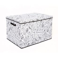 24 x 18 Under the Sea Children’s Color In Storage Cube With Lid