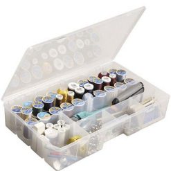 ArtBin 16.5 x 3 Solutions Sewing   Thread Box With Removable Trays