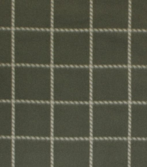 Green Windowpane Plaid Blizzard Fleece Fabric