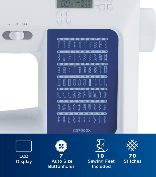 Brother CS7000X Computerized Sewing   Quilting Machine - Image 5