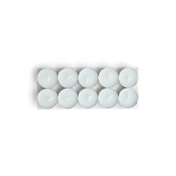 10pk Poured Unscented Tealight Candles by Hudson 43
