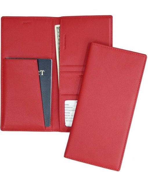 Leather RFID Blocking Passport Ticket Holder - Image 5