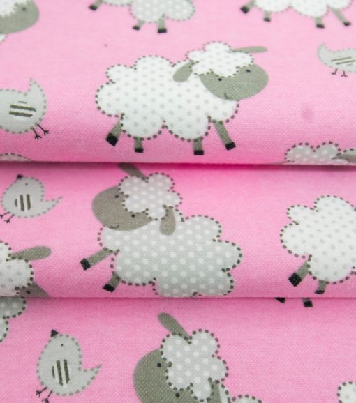 Pink Sheep Super Snuggle Flannel Fabric - Image 3