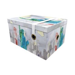 14 Landmarks Rectangle Box With Elastic Strap by Hudson 43