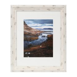 BP 11 14 Distressed Cream Wall Photo Frame