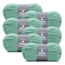 Patons Inspired 222yds Bulky Acrylic Yarn 6 Bundle