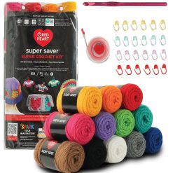 Red Heart 15ct Super Saver Super Crochet Kit