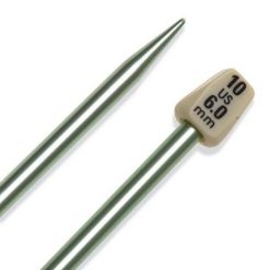 Susan Bates 14 Single Point Size 15 Silvalume Knitting Needle Set