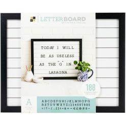 DCWV Letterboard 20 x16  with 1  Letters Shiplap