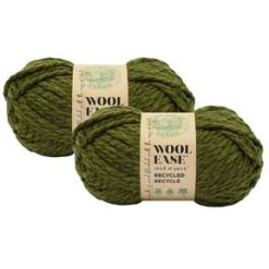 Lion Brand Wool-Ease Thick   Quick Super Bulky Recycled Yarn 2 Bundle