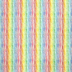 Stripe Dot Rainbow Super Snuggle Flannel Fabric