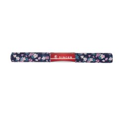 SINGER 18 x 21 Floral on Purple Cotton Fabric Quarter 1pc