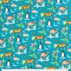 Super Snuggle Flannel Fabric Animals Multi