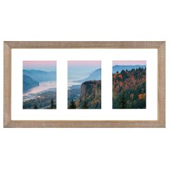 5 x 7 Chattered Wood 3 Photo Collage Frame by Hudson 43