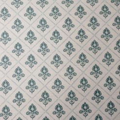 Blue Diamond Floral Super Snuggle Flannel Fabric