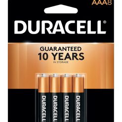 Duracell Coppertop Alkaline AAA 8pc