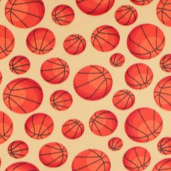Basketball Blizzard Fleece Fabric