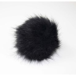 5 Black Faux Fur Clearance Pom by K+C