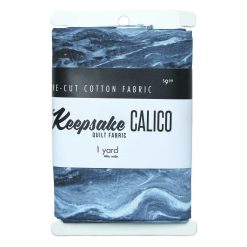 1yd Precut Blue Wave Flow Quilt Cotton Fabric by Keepsake Calico