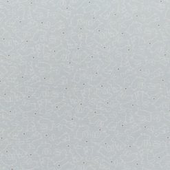 Bunny White Easter Cotton Fabric