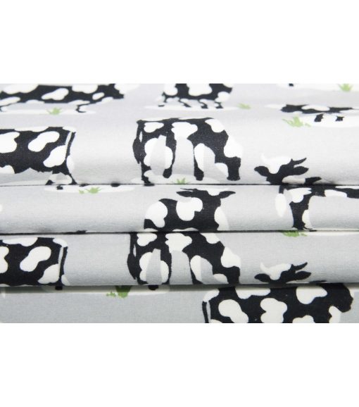 Multi Cows Super Snuggle Flannel Fabric - Image 2