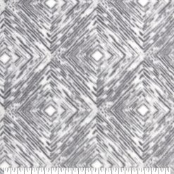 Black   White Distressed Diamonds Anti Pill Fleece Fabric