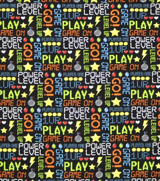 Level Up Super Snuggle Flannel Fabric - Image 2