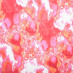 Super Snuggle Pink   Orange Jelly Tie Dye Flannel Fabric