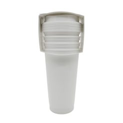 16oz White Plastic Travel Mugs 4pk by Happy