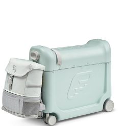 JetKids Travel BedBox Ride-On Suitcase and Crew Backpack Bundle