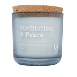 13oz Scented Glass Jar Candle With Cork Lid by Place   Time