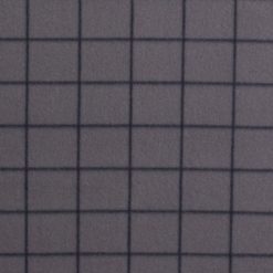 Fashion Gray Grid Blizzard Fleece Fabric