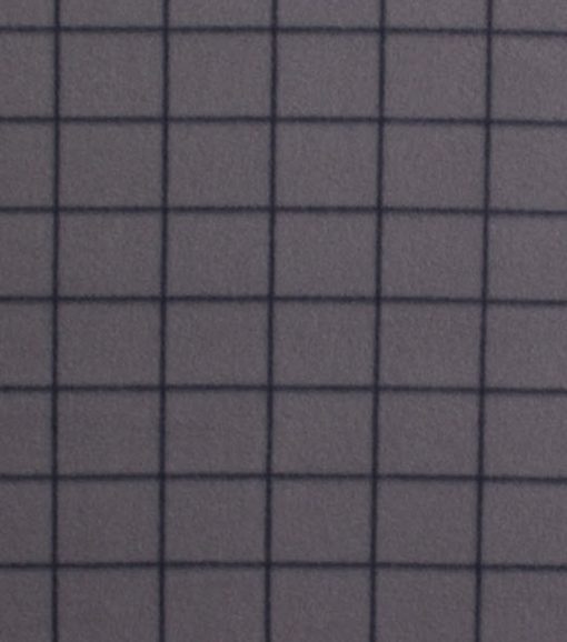 Fashion Gray Grid Blizzard Fleece Fabric